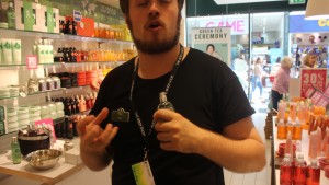 Tom from The Body Shop, The White Rose Shopping Centre