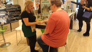My Hand After My Hand Massage At The Body Shop Leeds Briggate Event