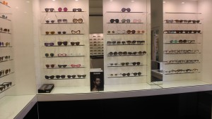 Rack Of Glasses At Cutler And Gross