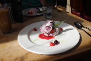 Raspberry Pavlova from The Black House The Grill On The Square