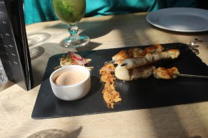 Honey Glazed Chicken Skewers from The Black House The Grill On The Square