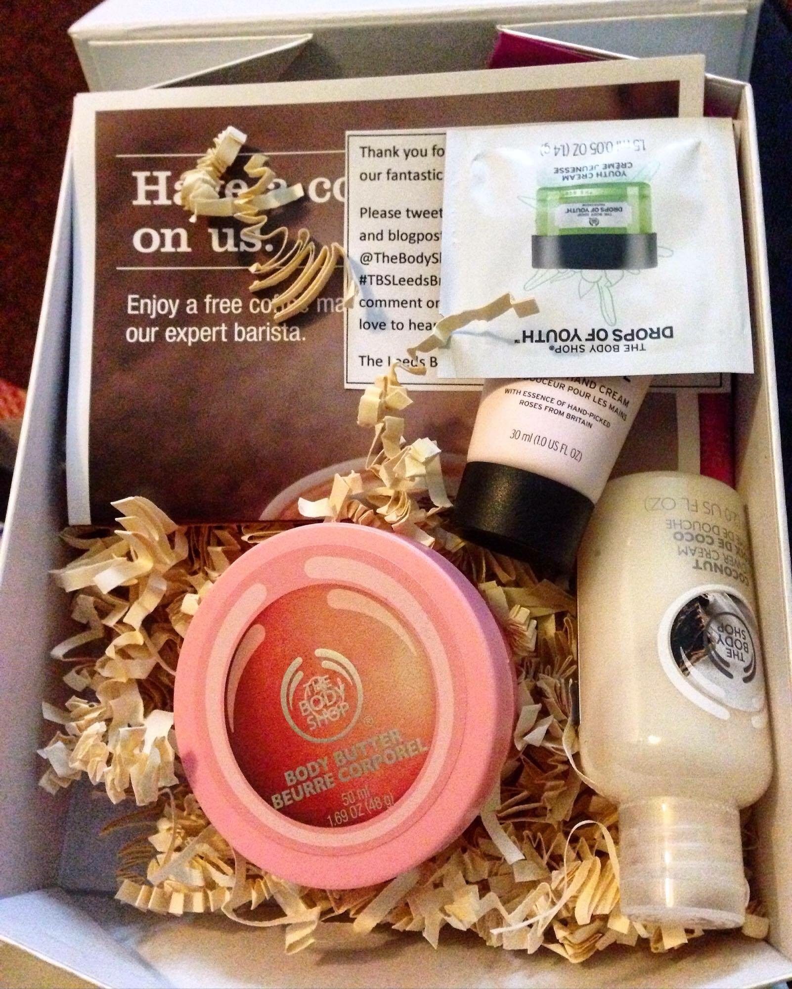 The Body Shop Leeds Briggate Goodie Box