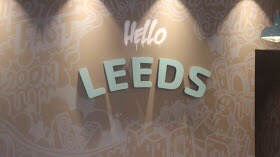Hello Leeds wall art.